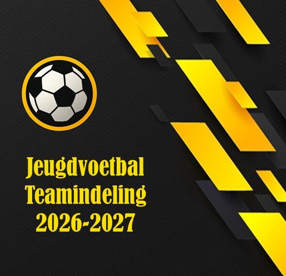 Teamindeling jeugdvoetbal seizoen 2026-2027