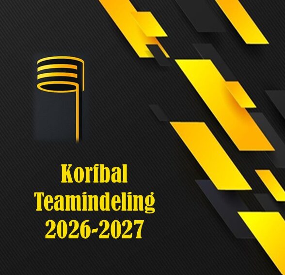 Teamindeling Korfbal seizoen 2026-2027