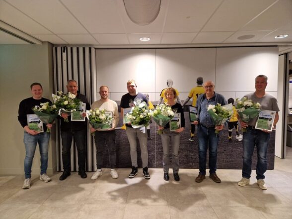 Jubilarissen gehuldigd tijdens jaarvergadering