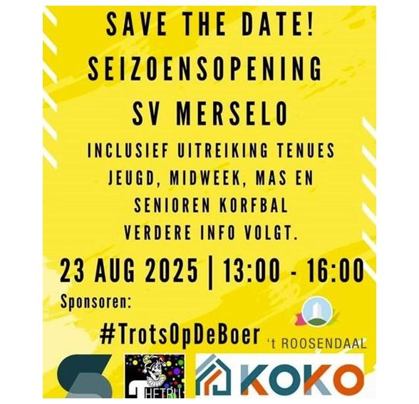Seizoensopening en nieuwe tenues voor diverse teams