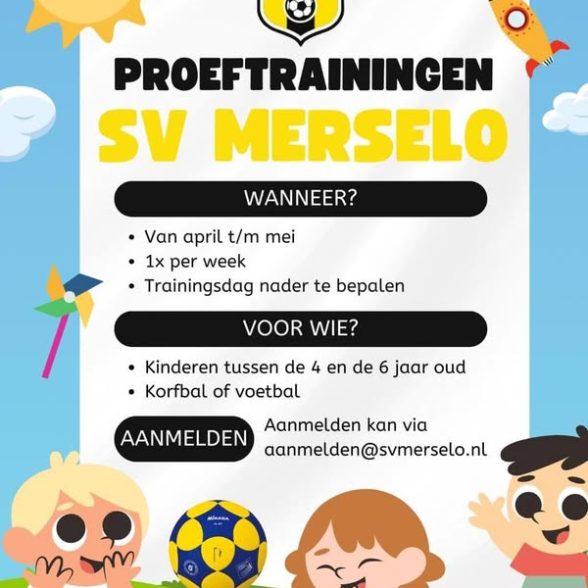 Proeftrainingen Voetbal – Korfbal