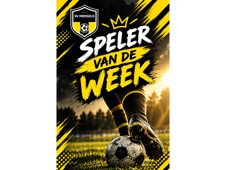 Speler van de week MERSELO 1 – Odiliapeel / Braks Groep 1